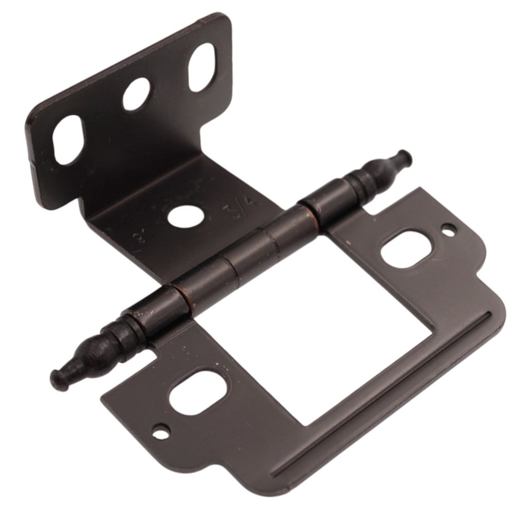Amerock Oil-Rubbed Bronze Full Inset Partial Wrap Hinge Minaret Tip PK3180TM-ORB