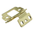 Amerock Polished Brass Inset Cabinet Hinge Partial Wrap, Minaret Tip PK3180TMPB
