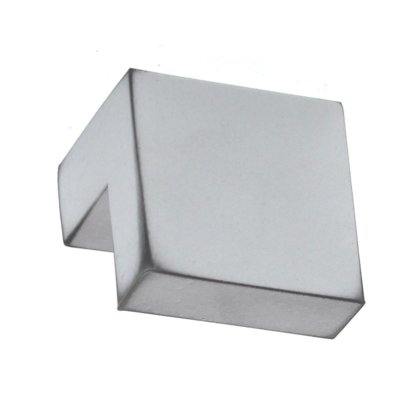Liberty Plaza Aluminum Square Finger Pull 3/4" Knob PN6508-AL-C