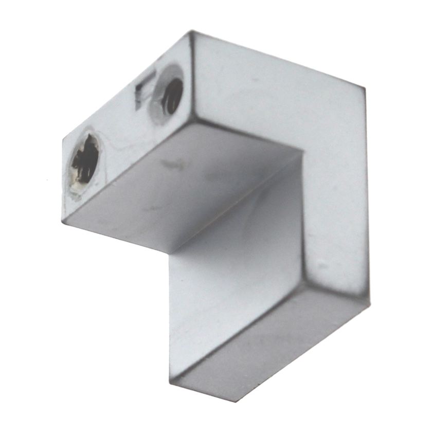 Liberty Plaza Aluminum Square Finger Pull 3/4" Knob PN6508-AL-C