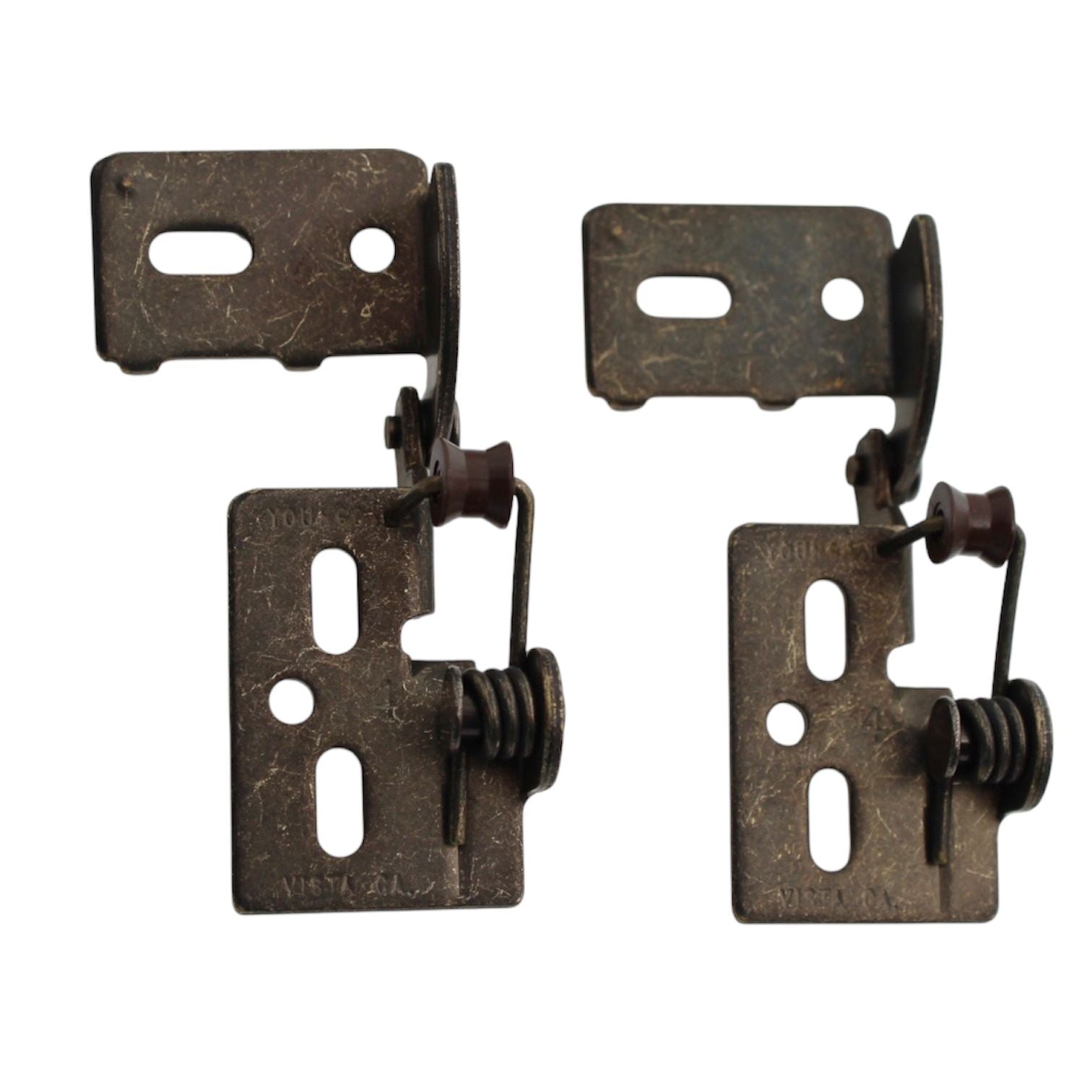 Replace Amerock BP2604 Antique Brass Knife Pivot Cabinet Hinges 3/8" Inset Youngdale #4