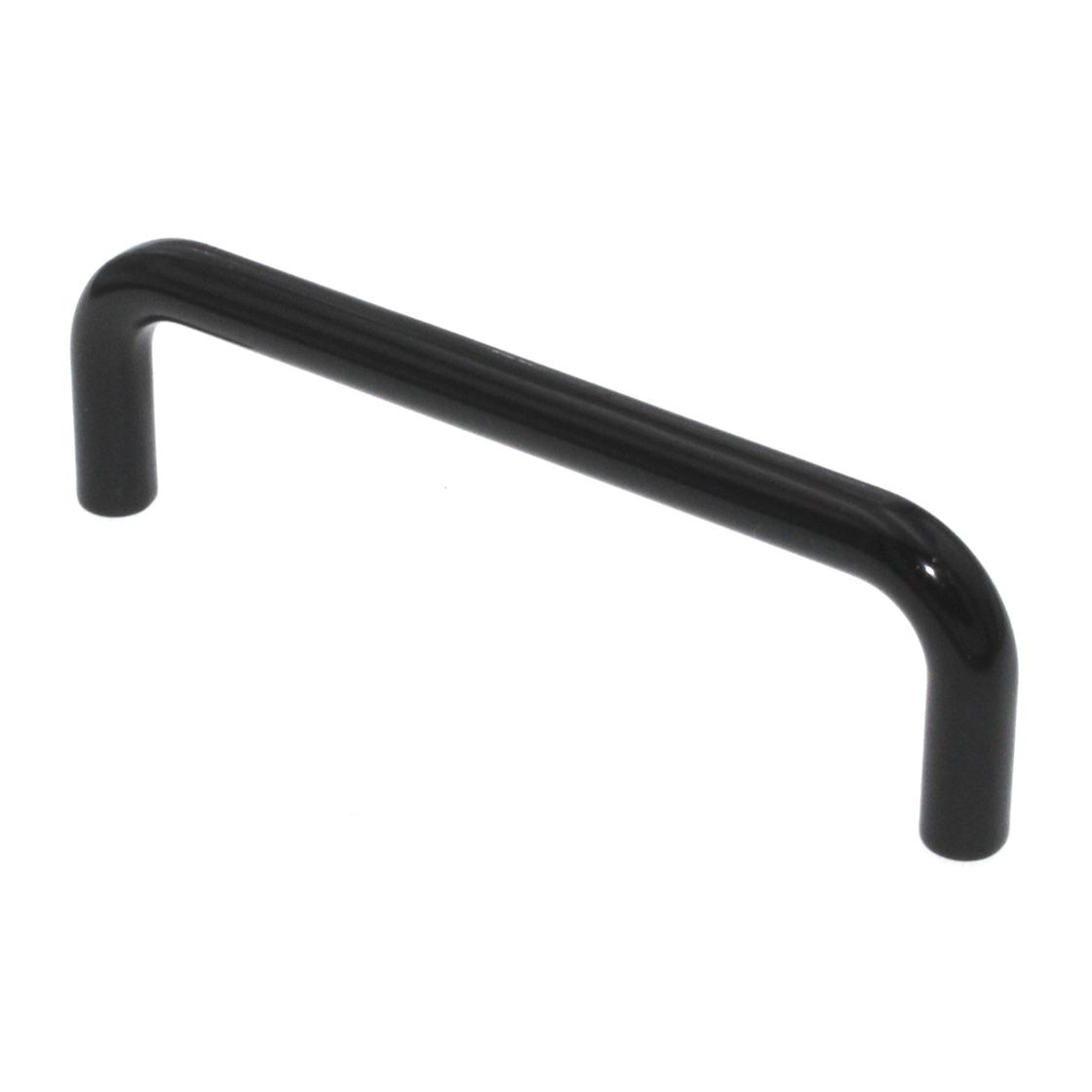10 Pack Keeler Black Cabinet or Drawer 3 3/4" (96mm)cc Wire Pull Handle PW396-22