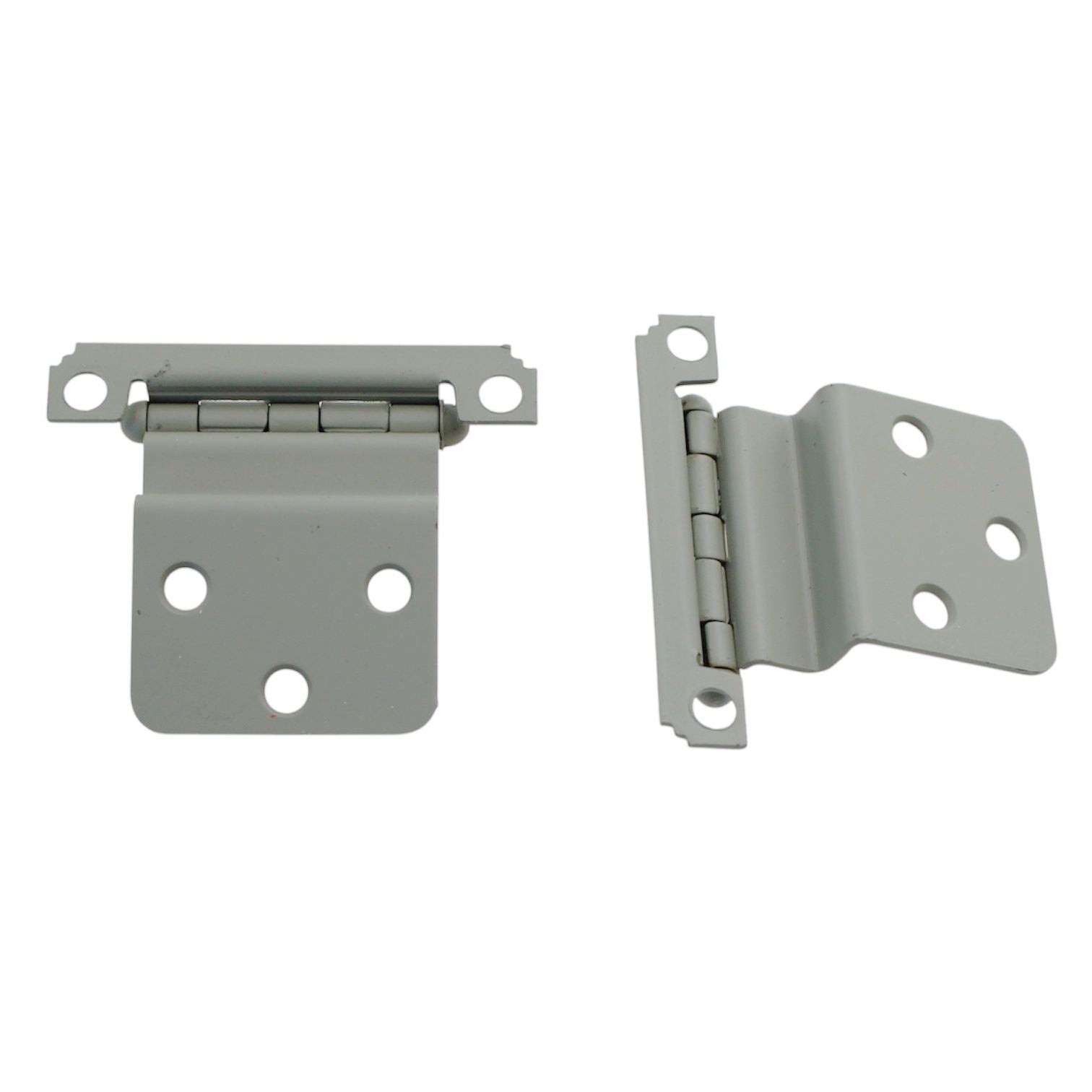 Pair Lawrence Brothers 3/8" Inset Cabinet Hinges Prime Coat SC1236-P-3-8