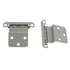 Pair Lawrence Brothers 3/8" Inset Cabinet Hinges Prime Coat SC1236-P-3-8