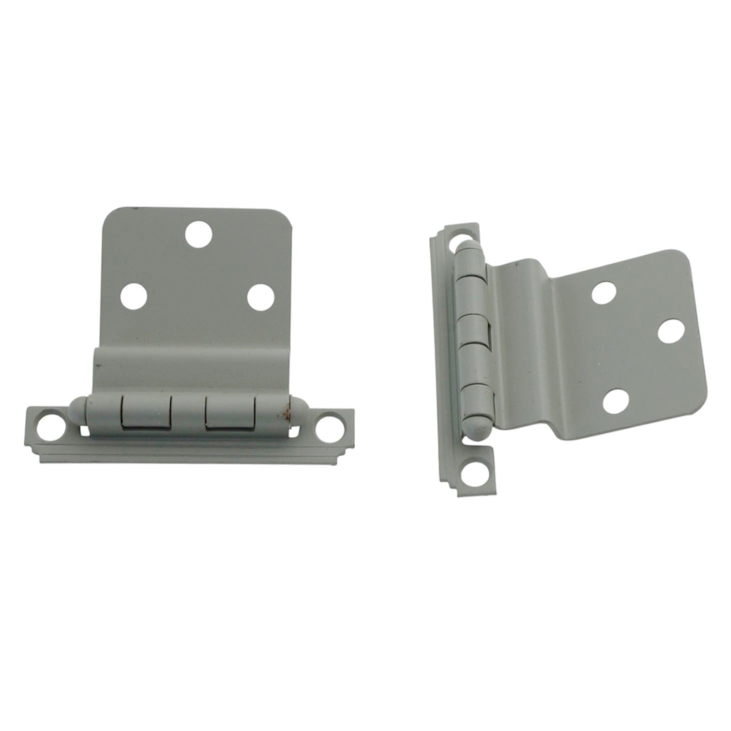 Pair Lawrence Brothers 3/8" Inset Cabinet Hinges Prime Coat SC1236-P-3-8