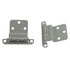 Pair Lawrence Brothers 3/8" Inset Cabinet Hinges Prime Coat SC1236-P-3-8