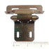 Pair Bommer Antique Brass 1/4" Overlay Adjustable Partial Wrap Hinges SCH102-AB