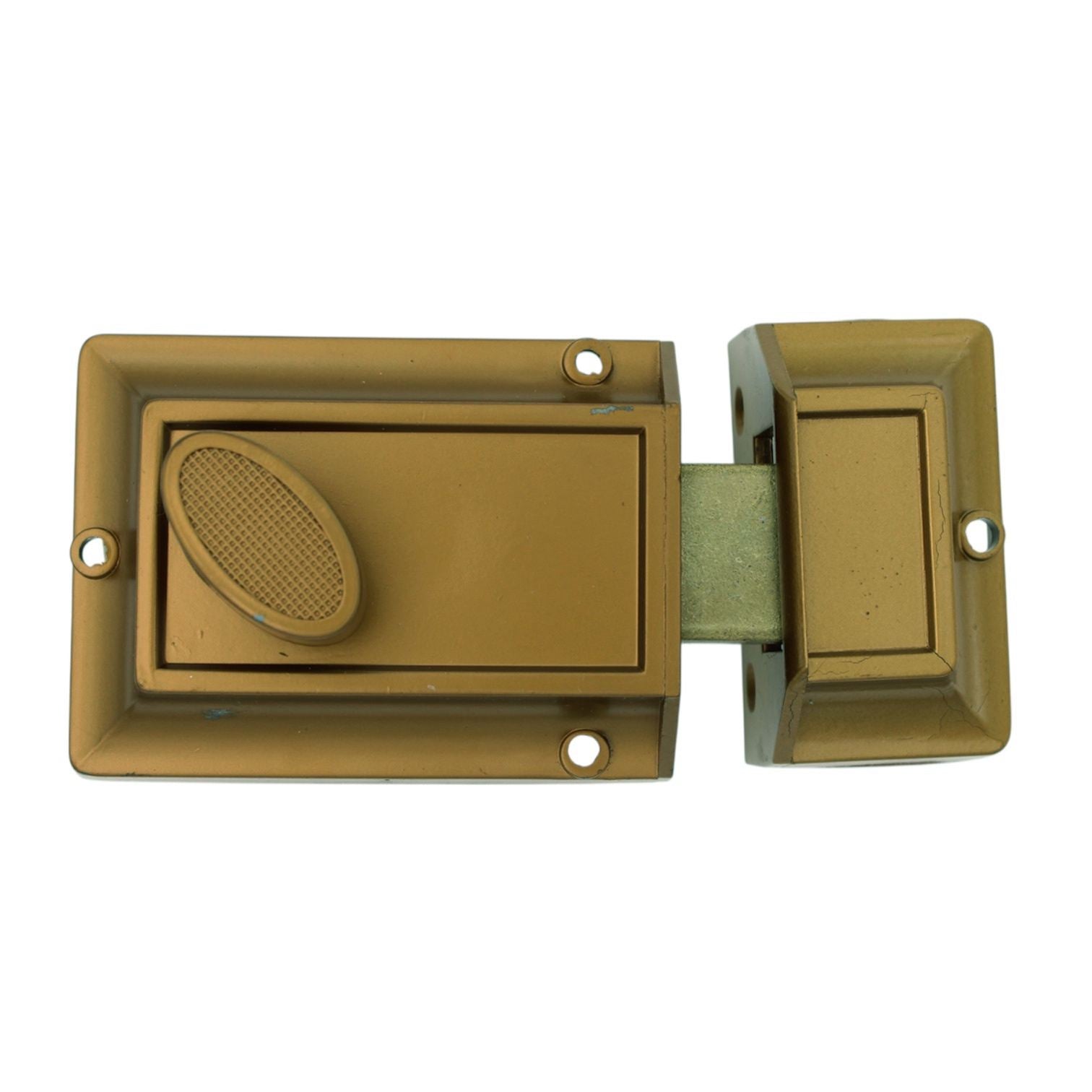 Warwick Door Key Entry Locking Cylinder Night Latch Bolt, Bronze SH1019BZ