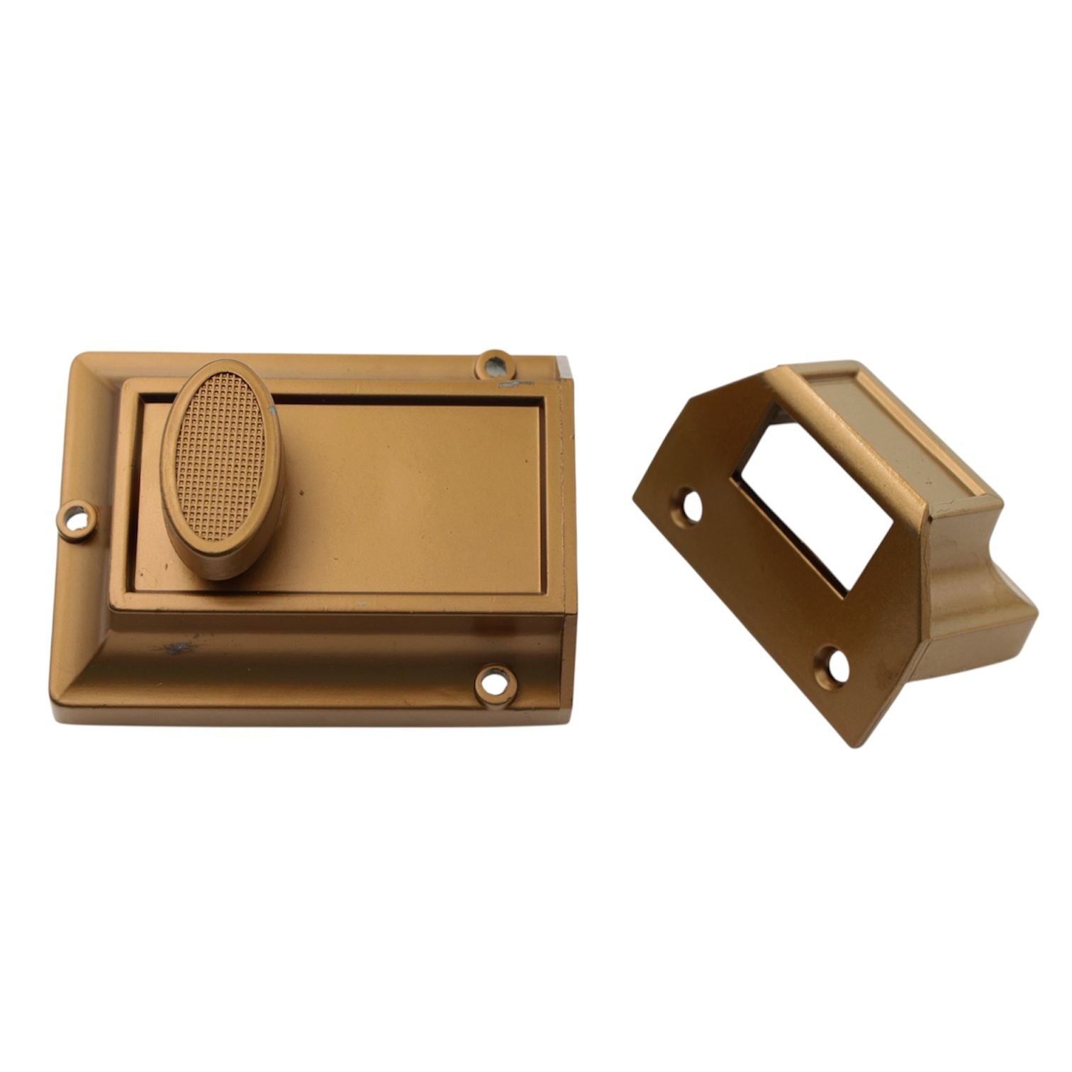 Warwick Door Key Entry Locking Cylinder Night Latch Bolt, Bronze SH1019BZ