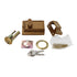 Warwick Door Key Entry Locking Cylinder Night Latch Bolt, Bronze SH1019BZ