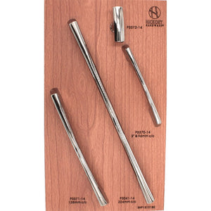 Hickory Hardware Greenwich Stainless Steel Cabinet 3", 3 3/4" (96mm)cc Handle Pull P3370-SS