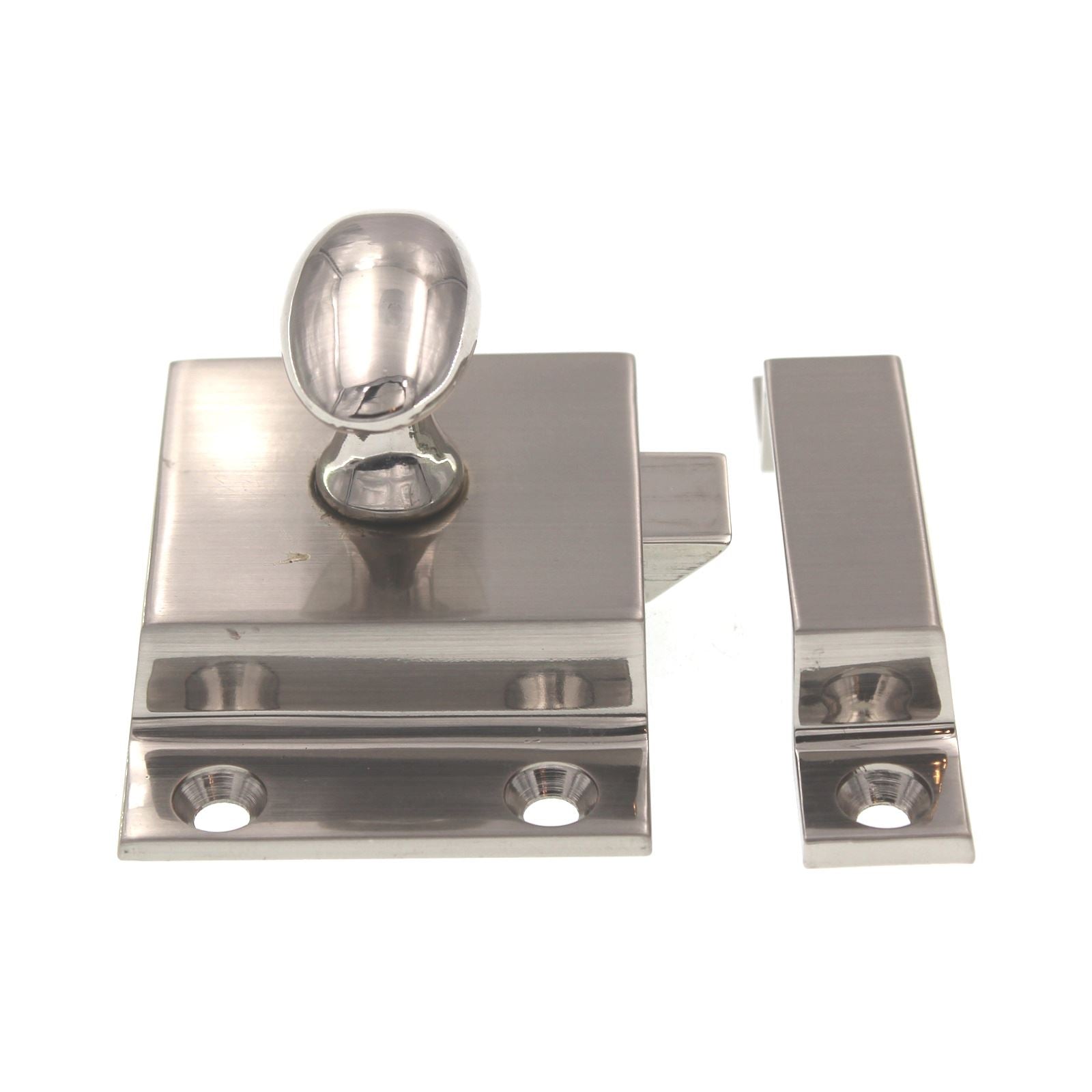 Horton Brass Cabinet Latch Turn Knob Polished Nickel SL-6-PN