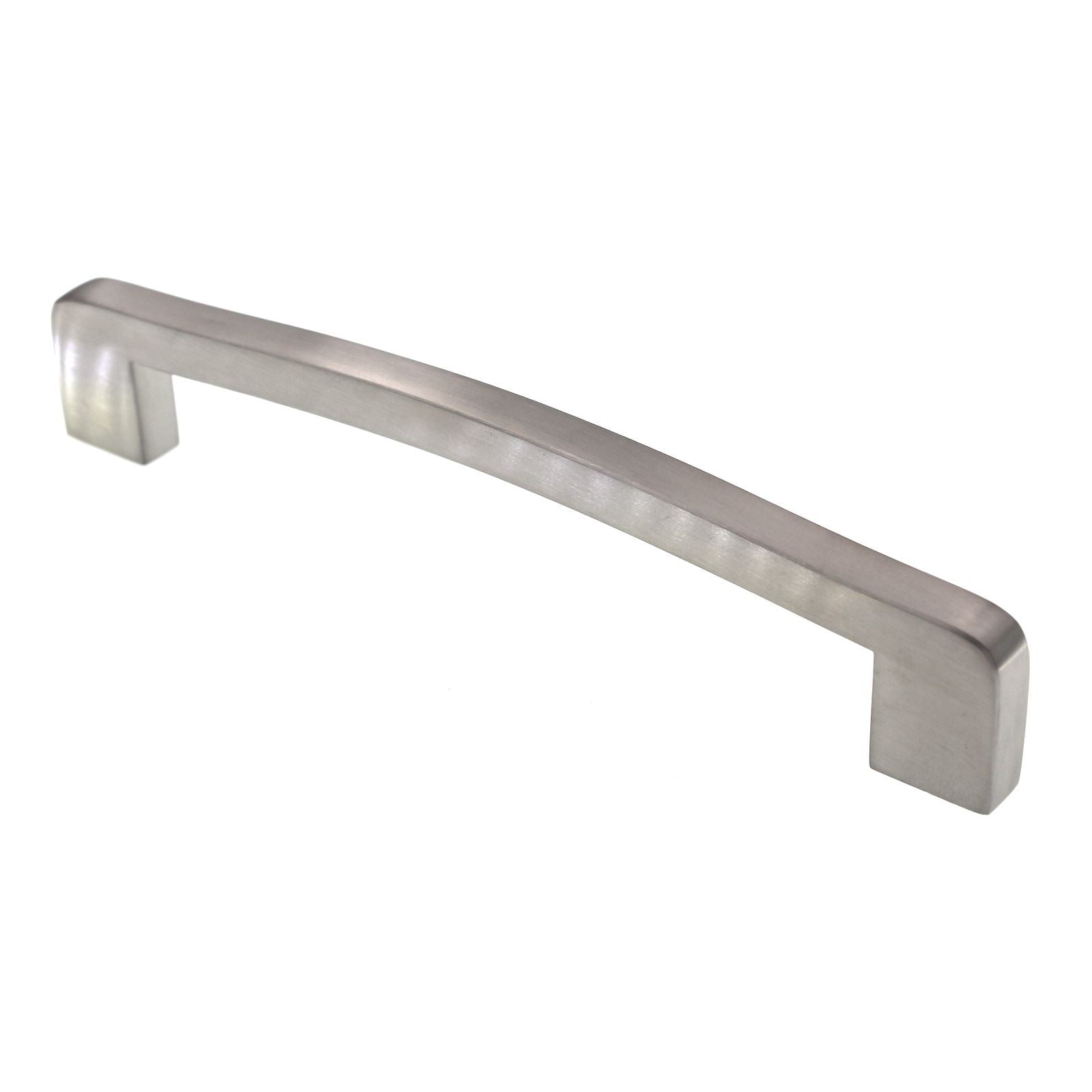 Top Knobs Alton Square Pull 6 5/16" (160mm) CTC Brushed Stainless Steel SS107