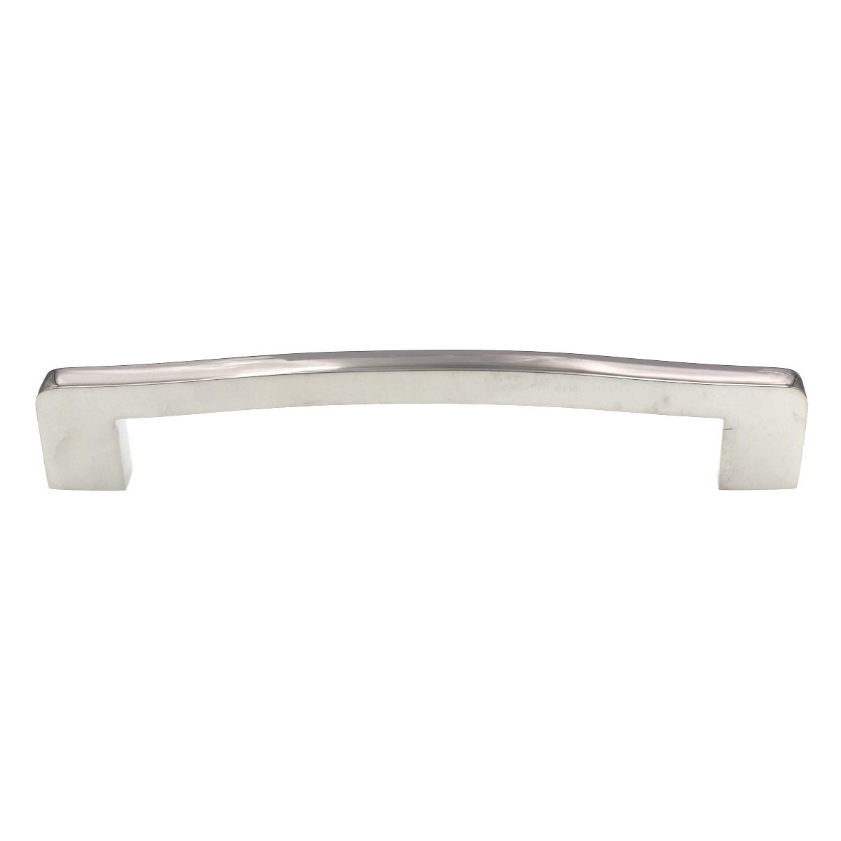 Top Knobs Alton Square Pull 6 5/16" (160mm) CTC Polished Stainless Steel SS110