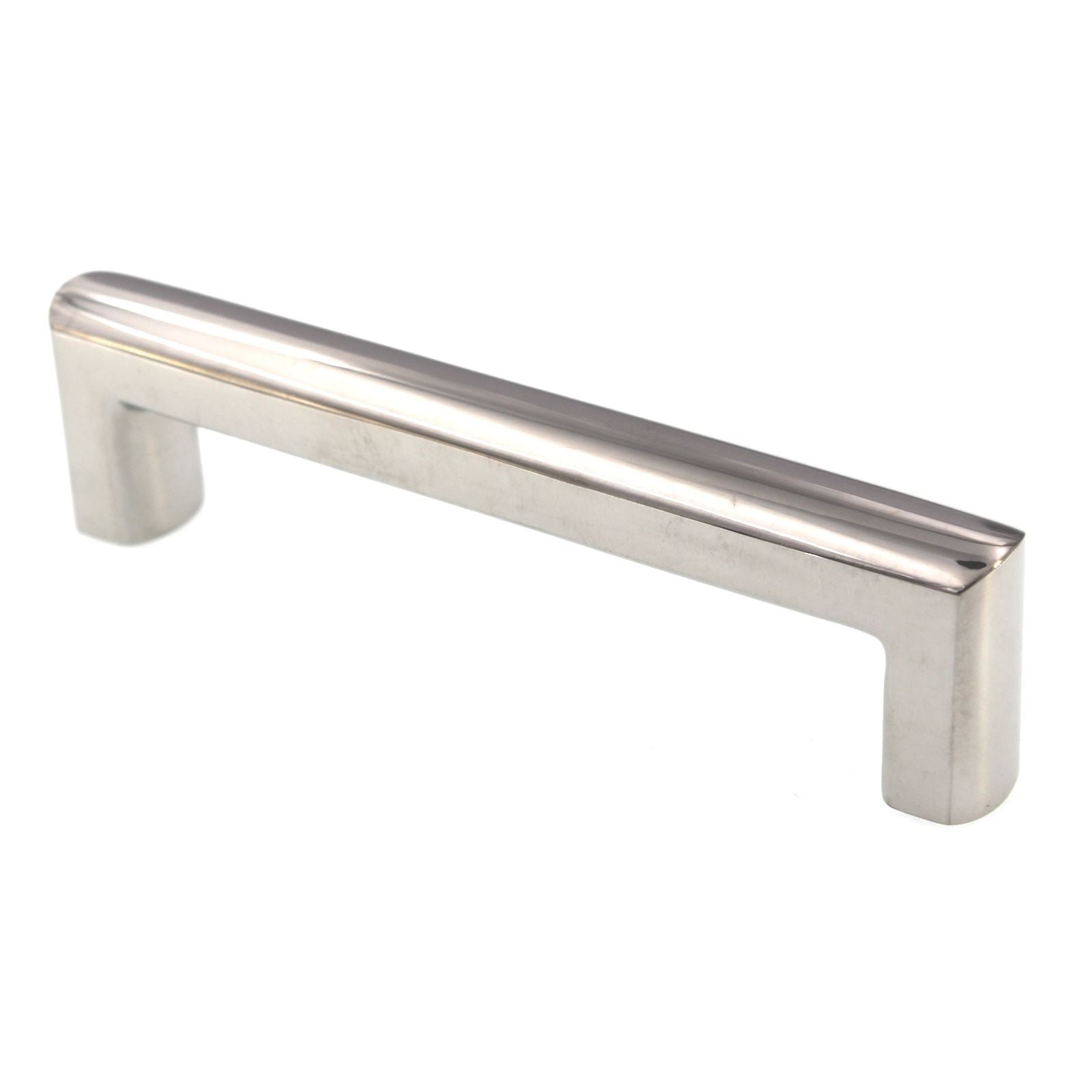 Top Knobs Roselle Square Pull 5 1/16" (128mm) CTC Polished Stainless Steel SS54