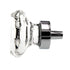 Top Knobs Crystal Brass 1 3/8" Clear Octogon Knob Polished Chrome Clear TK128PC