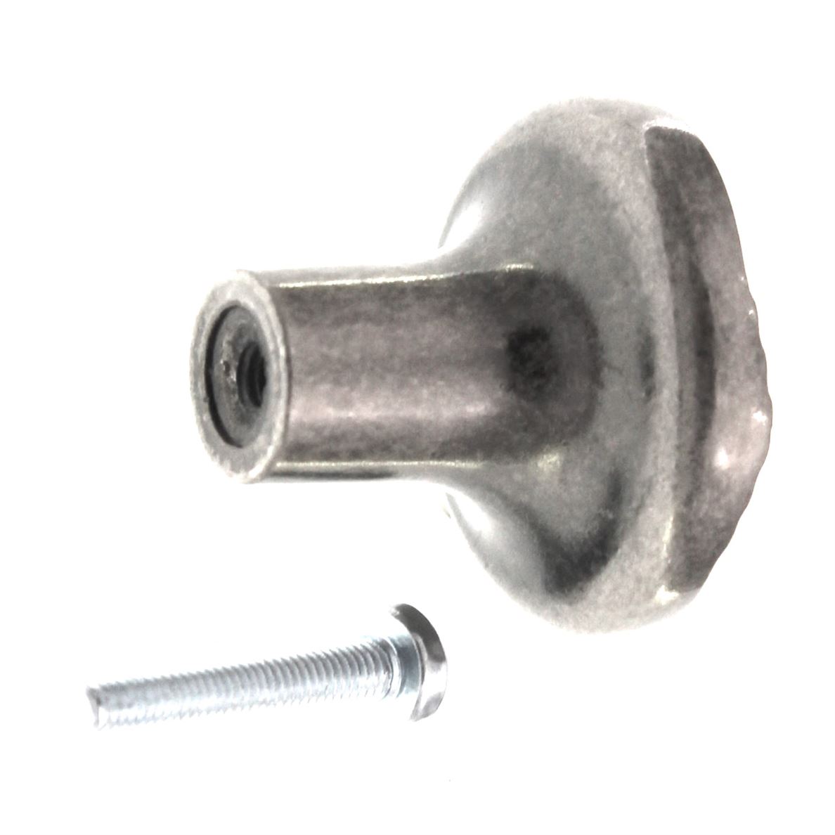 Top Knobs Victoria Falls & Sydney 1 1/4" Cabinet Knob Pewter Antique TK221PTA