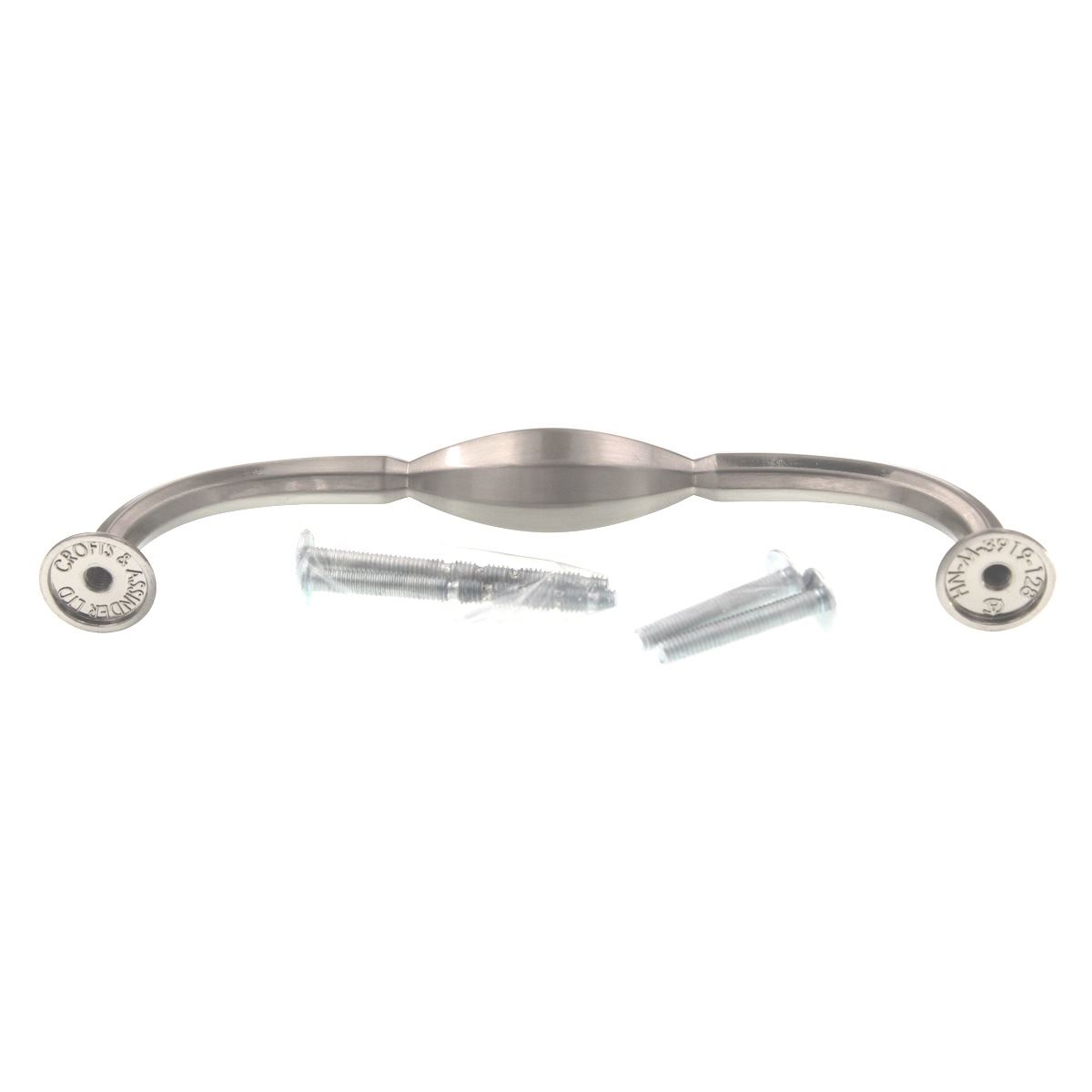 Top Knobs Chareau Cabinet Pull 5 1/16" (128mm) CTC Brushed Satin Nickel TK232BSN