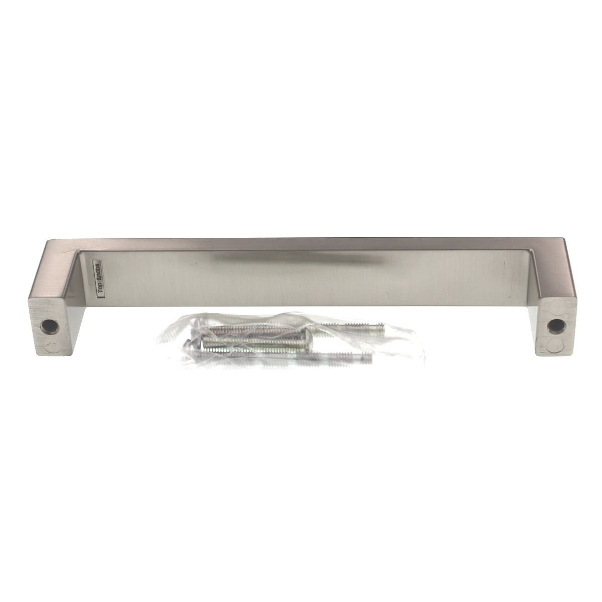 Top Knobs Santuary Modern Metro Square Pull 5" CTC Brushed Satin Nickel TK251BSN