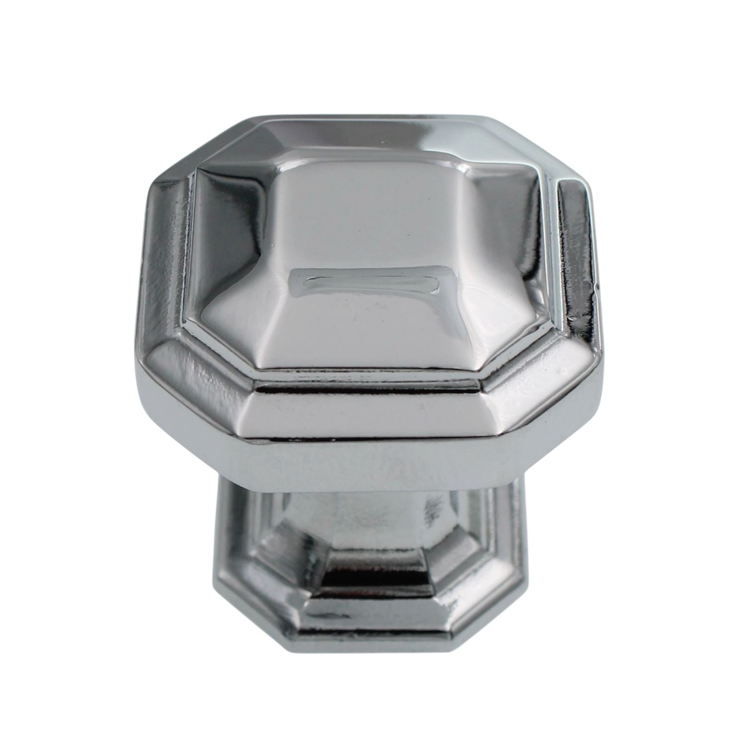 Top Knobs Chareau Emerald 1 1/8" Square Cabinet Knob Polished Chrome TK286PC