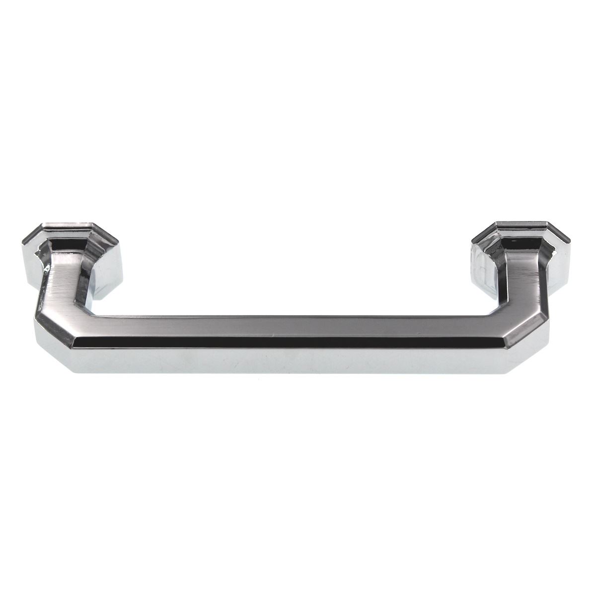 Top Knobs Chareau Emerald Square Pull 3 3/4" (96mm) CTC Polished Chrome TK287PC