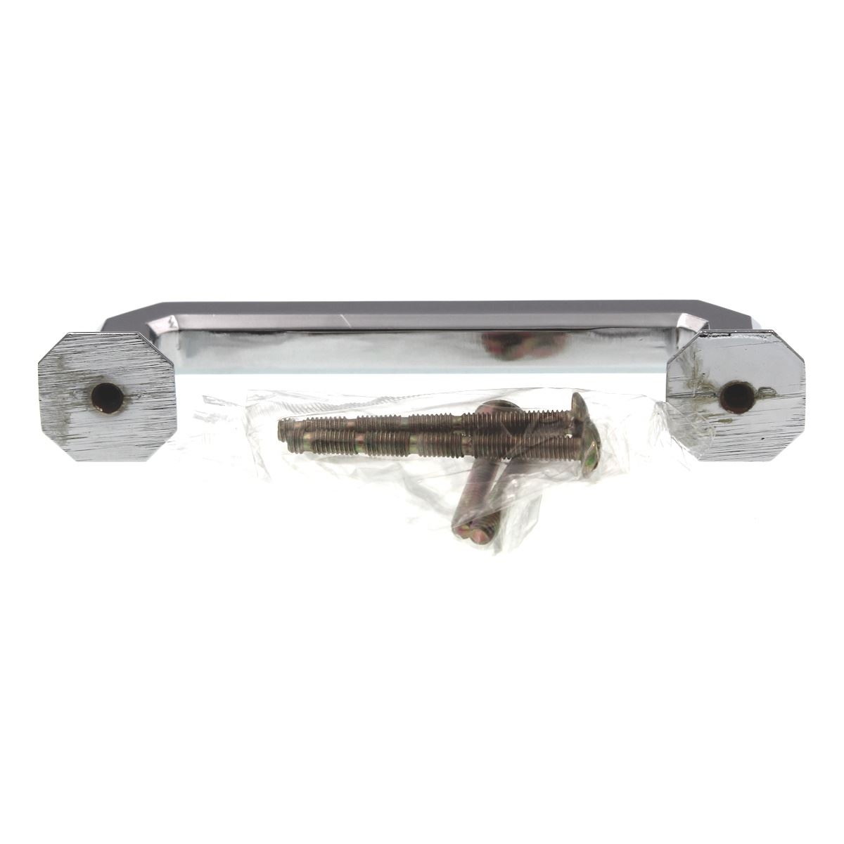 Top Knobs Chareau Emerald Square Pull 3 3/4" (96mm) CTC Polished Chrome TK287PC