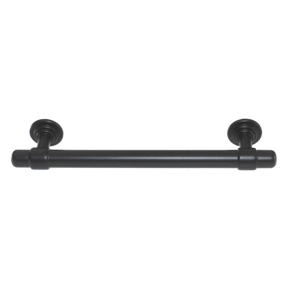 Top Knobs Ellis Cabinet Bar Pull 5 1/16" (128mm) CTC Flat Black TK3002BLK