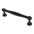Top Knobs Regent's Park Ulster Bar Pull 5 1/16" (128mm) CTC Flat Black TK3072BLK