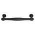 Top Knobs Regent's Park Ulster Bar Pull 5 1/16" (128mm) CTC Flat Black TK3072BLK