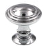 Top Knobs Chareau 1 1/4" Reeded Cabinet Knob Polished Chrome TK320PC