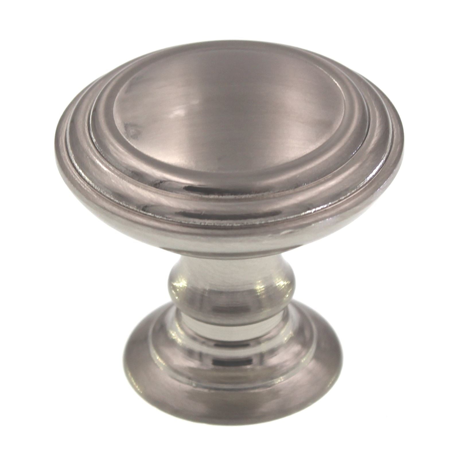 Top Knobs Chareau 1 1/2" Reeded Cabinet Knob Brushed Satin Nickel TK321BSN