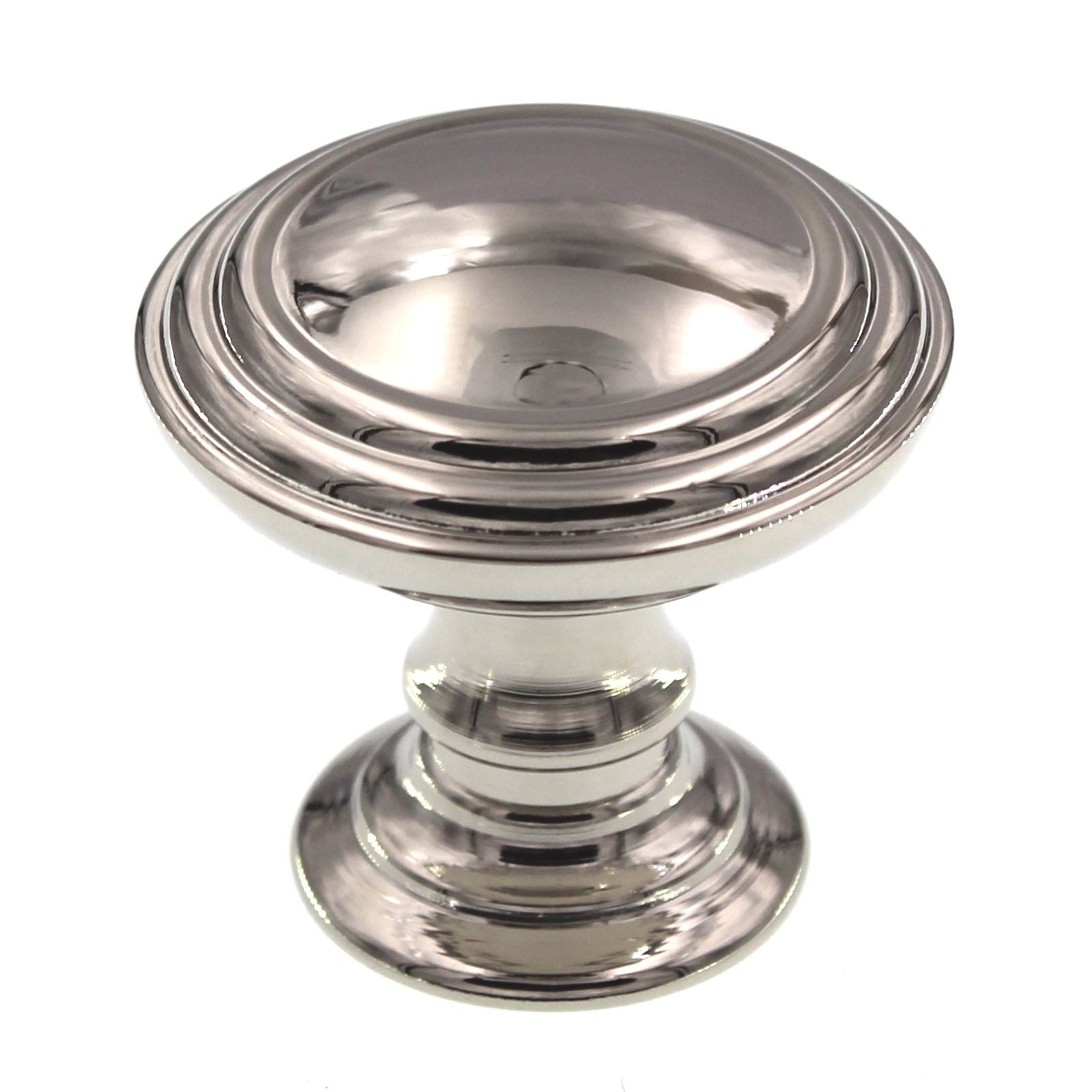 Top Knobs Chareau 1 1/2" Reeded Cabinet Knob Polished NIckel TK321PN