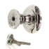 Top Knobs Chareau 1 1/2" Reeded Cabinet Knob Polished NIckel TK321PN