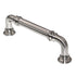 Top Knobs Chareau Reeded Pull 3 3/4" (96mm) CTC Brushed Satin Nickel TK322BSN