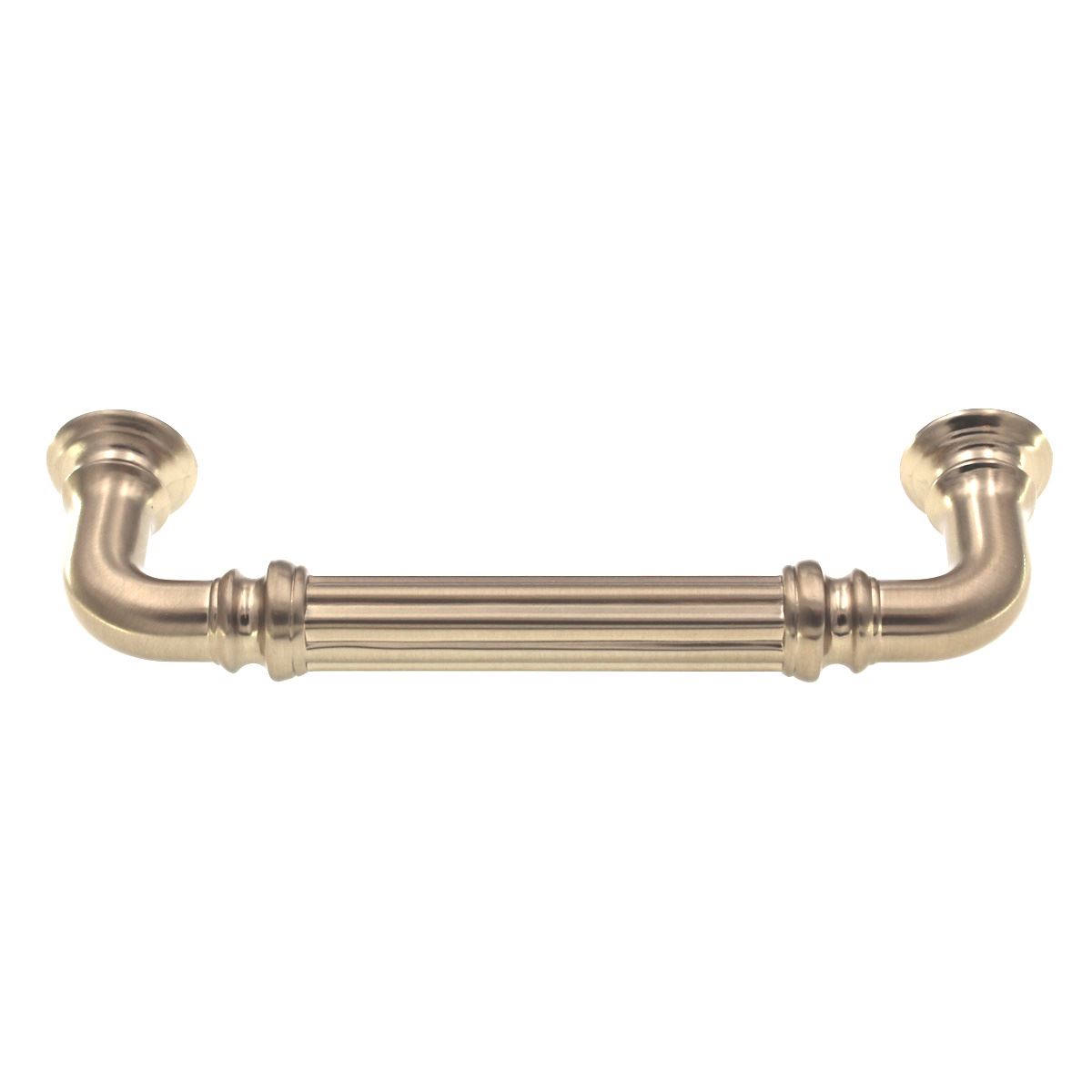 Top Knobs Chareau Reeded Cabinet Pull 3 3/4" (96mm) CTC Honey Bronze TK322HB