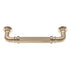 Top Knobs Chareau Reeded Cabinet Pull 3 3/4" (96mm) CTC Honey Bronze TK322HB