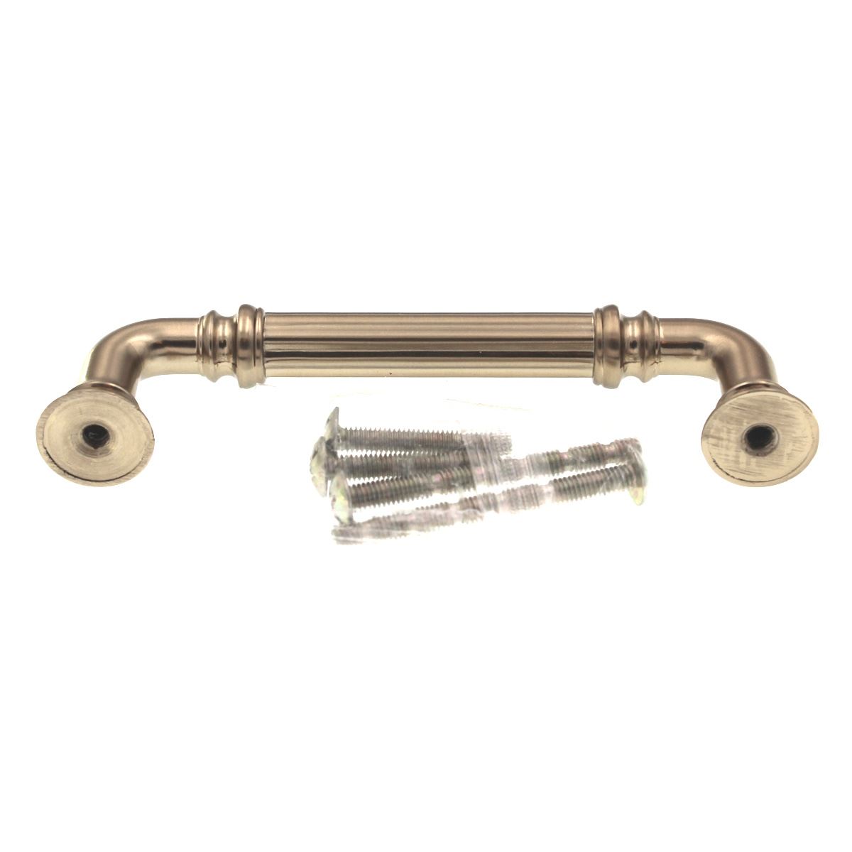 Top Knobs Chareau Reeded Cabinet Pull 3 3/4" (96mm) CTC Honey Bronze TK322HB