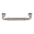 Top Knobs Chareau Reeded Cabinet Pull 3 3/4" (96mm) CTC Polished Nickel TK322PN
