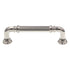 Top Knobs Chareau Reeded Cabinet Pull 3 3/4" (96mm) CTC Polished Nickel TK322PN