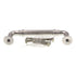Top Knobs Chareau Reeded Cabinet Pull 3 3/4" (96mm) CTC Polished Nickel TK322PN