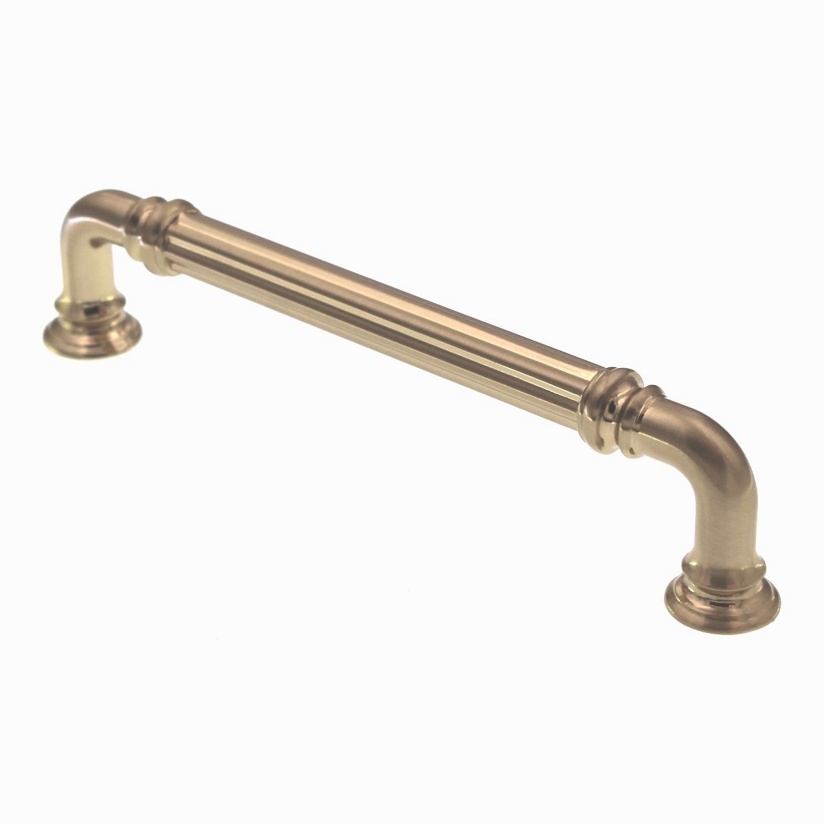 Top Knobs Chareau Reeded Cabinet Pull 5" CTC Honey Bronze TK323HB