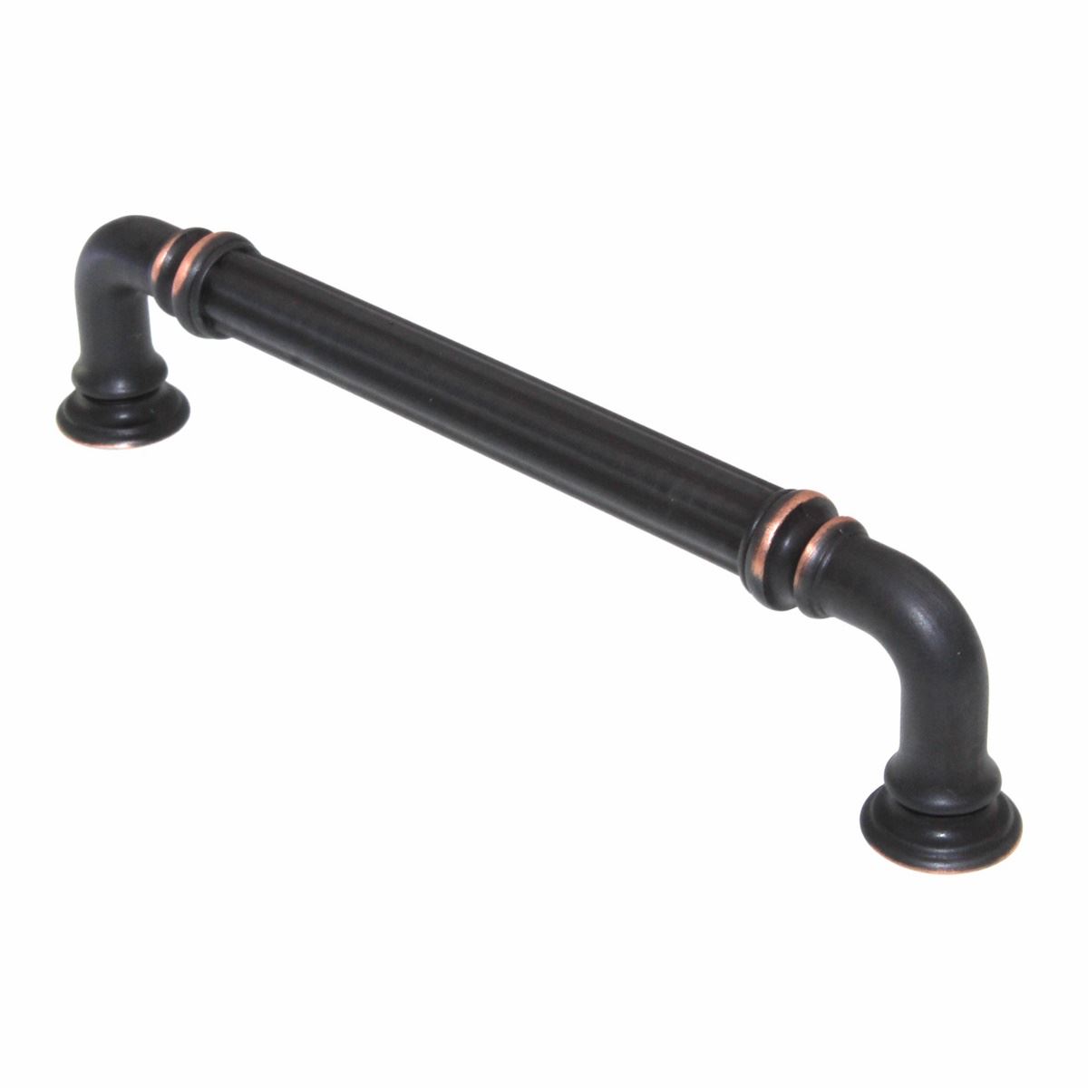 Top Knobs Chareau Reeded Cabinet Pull 5" CTC Umbrio TK323UM