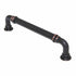 Top Knobs Chareau Reeded Cabinet Pull 5" CTC Umbrio TK323UM