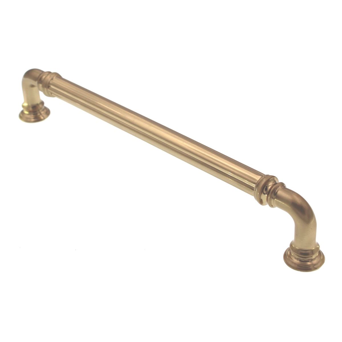 Top Knobs Chareau Reeded Cabinet Pull 7" CTC Honey Bronze TK324HB
