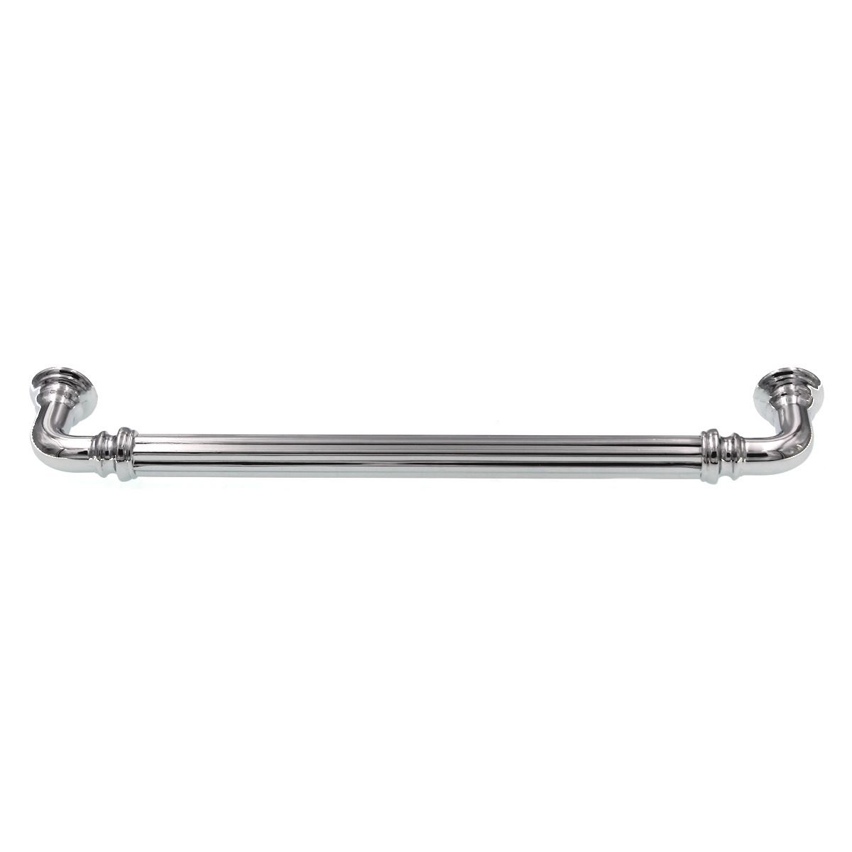 Top Knobs Chareau Reeded Cabinet Pull 7" CTC Polished Chrome TK324PC