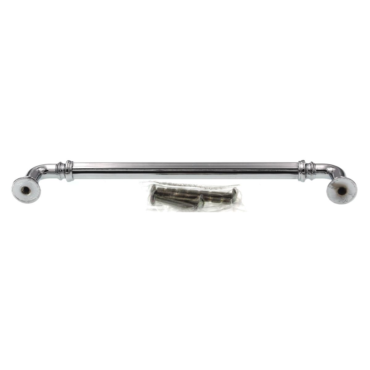 Top Knobs Chareau Reeded Cabinet Pull 7" CTC Polished Chrome TK324PC