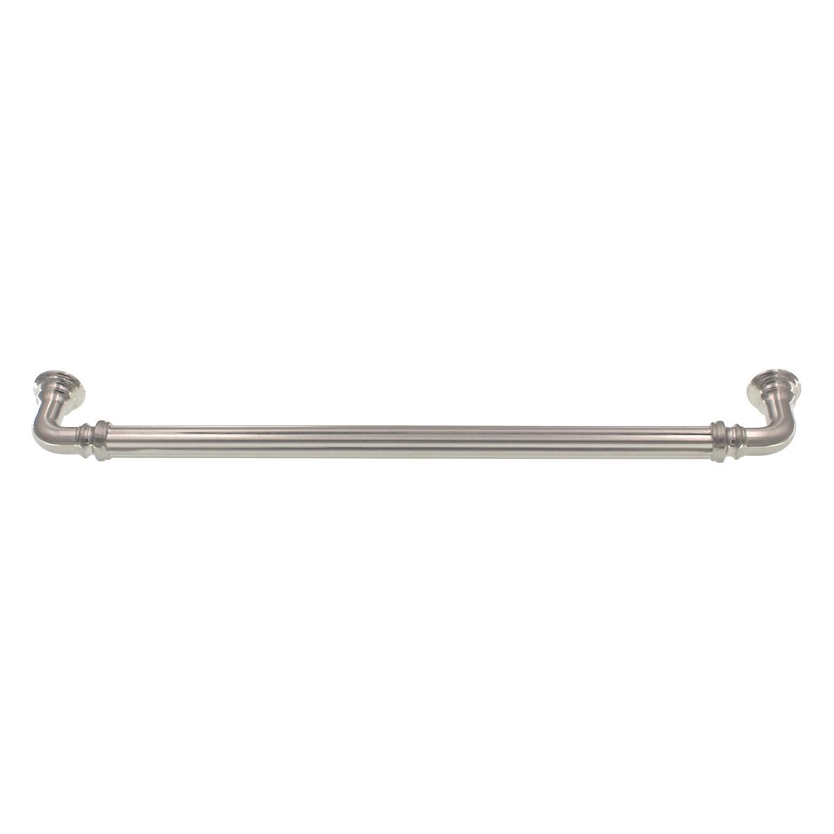 Top Knobs Chareau Reeded Cabinet Pull 9" CTC Brushed Satin Nickel TK325BSN