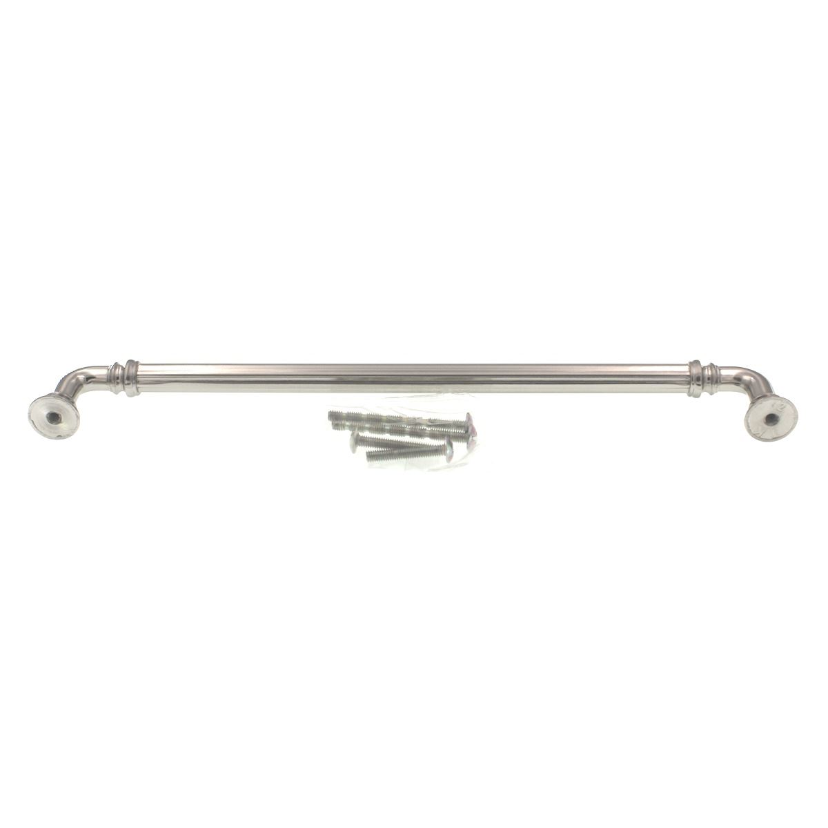 Top Knobs Chareau Reeded Cabinet Pull 9" CTC Brushed Satin Nickel TK325BSN