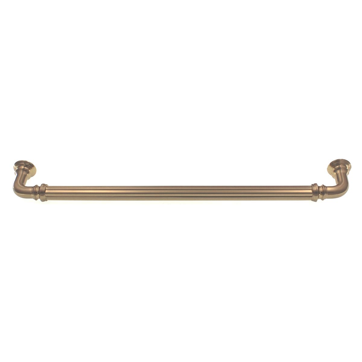 Top Knobs Chareau Reeded Cabinet Pull 9" CTC Honey Bronze TK325HB