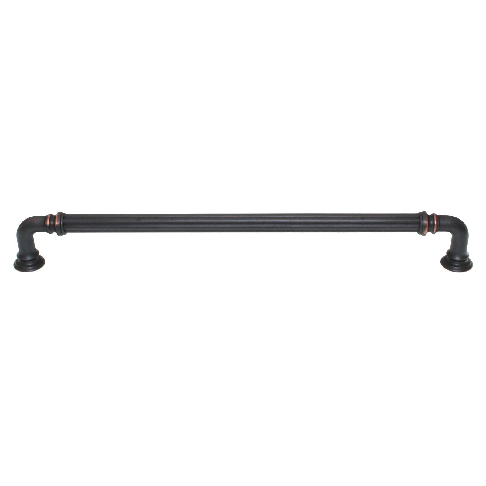 Top Knobs Chareau Reeded Cabinet Pull 9" CTC Umbrio TK325UM